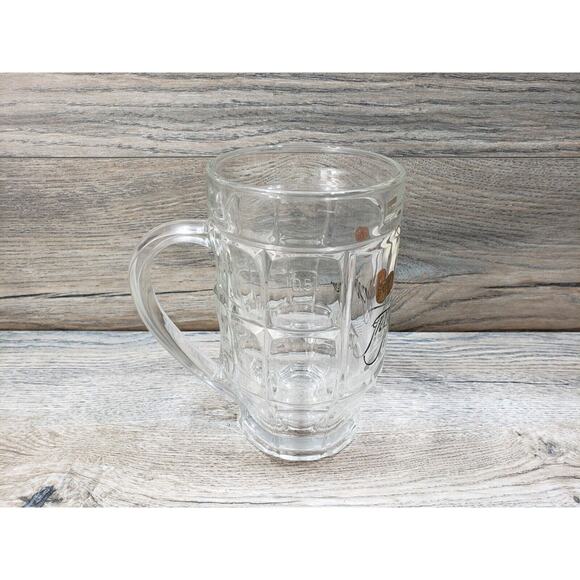 Freiburger Pilsner Clear Glass Beer Stein 0.5L - Picture 4 of 10